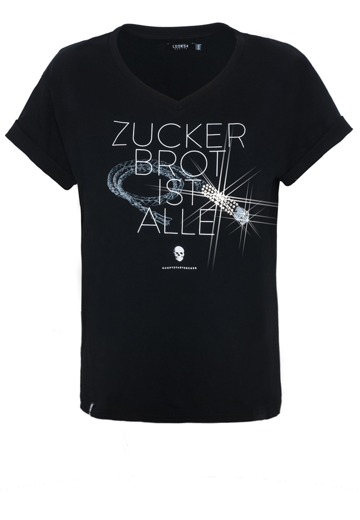Zuckerbrot ist alle - Oversized Boyfriend V-Shirt