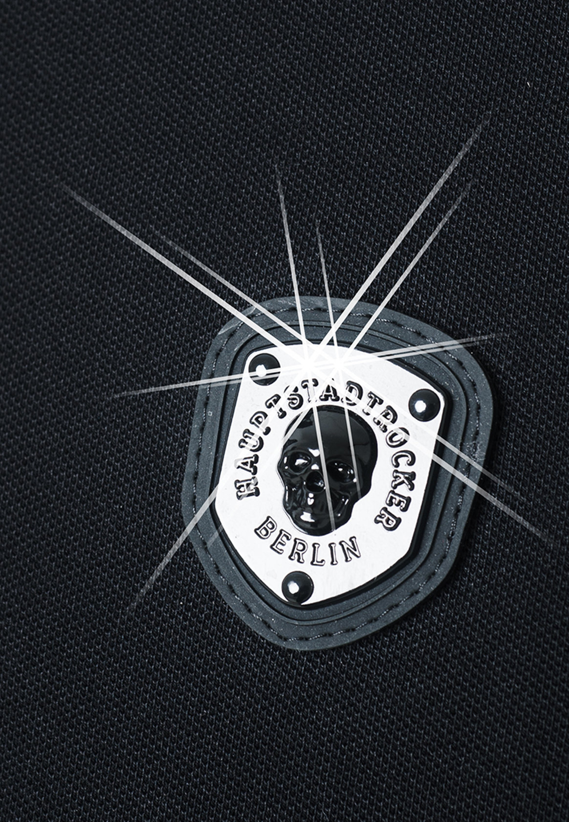 Death's Head Patch Polo (Black Edition)