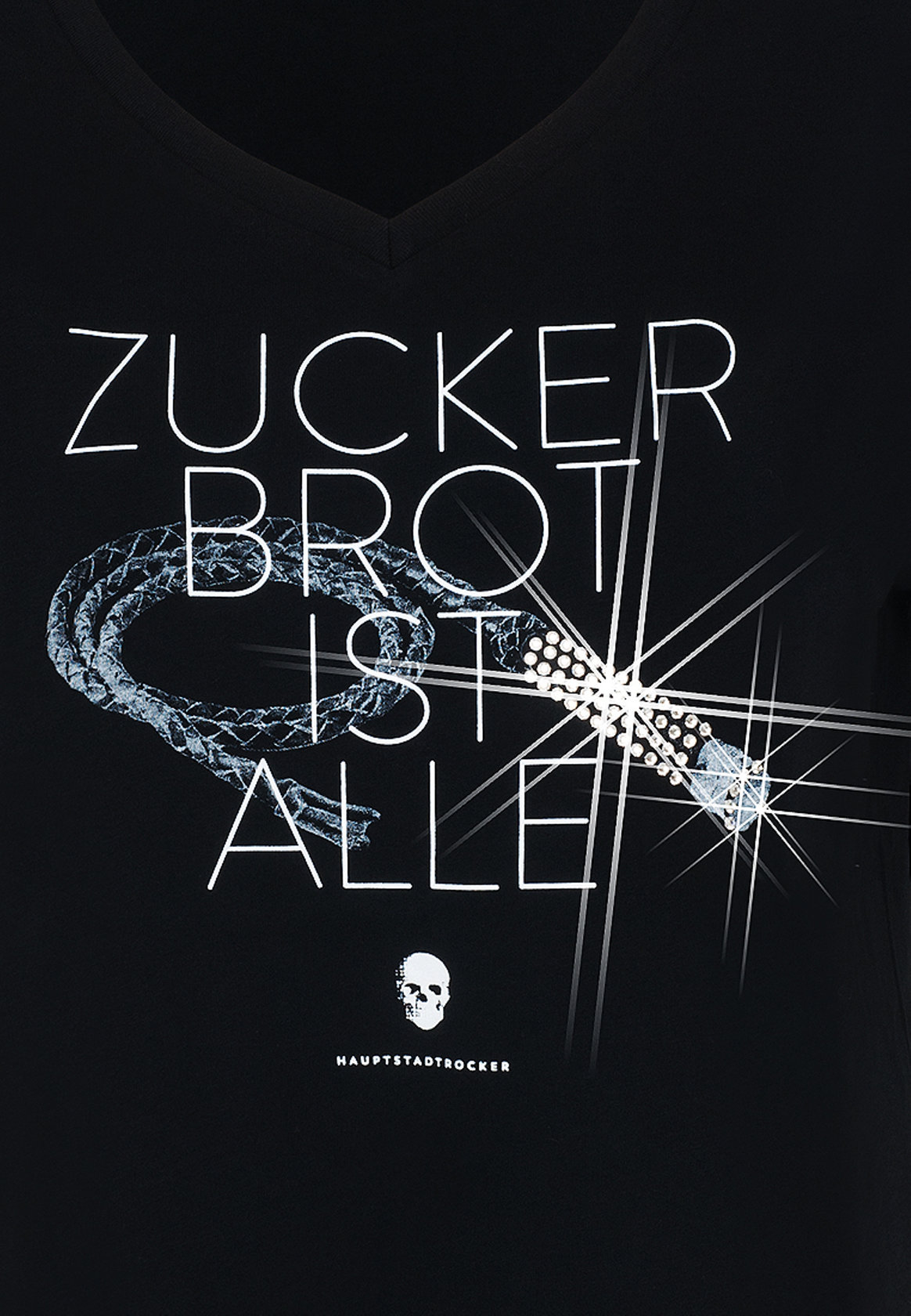 Zuckerbrot ist alle - Oversized Boyfriend V-Shirt