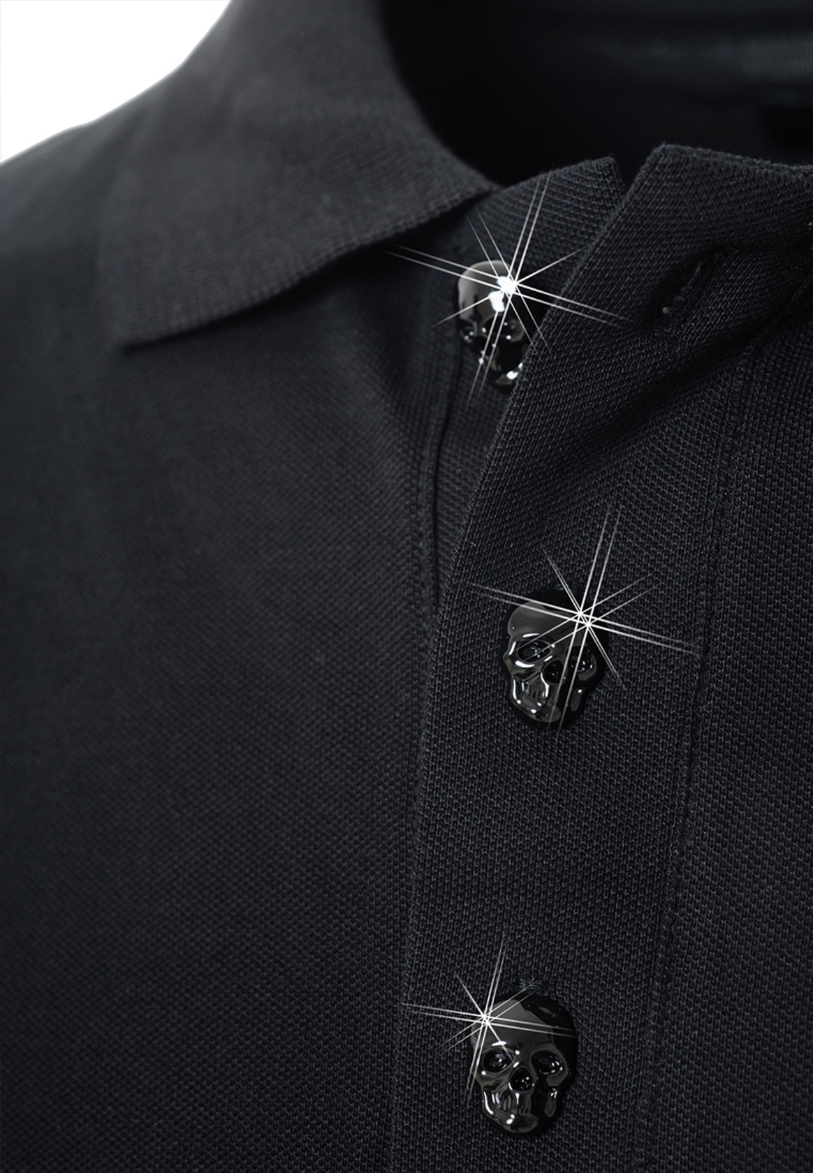 Death's Head Patch Polo (Black Edition)