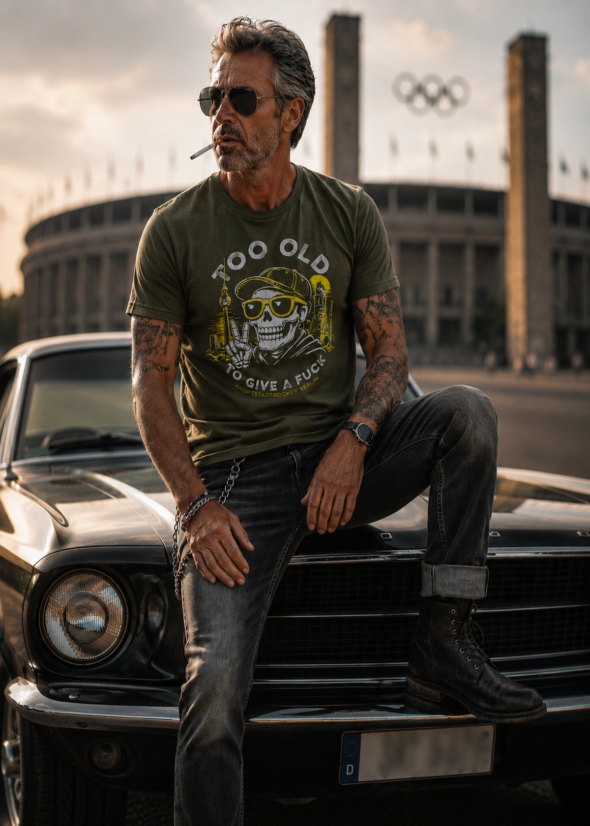 Too old to give a F*** T-Shirt