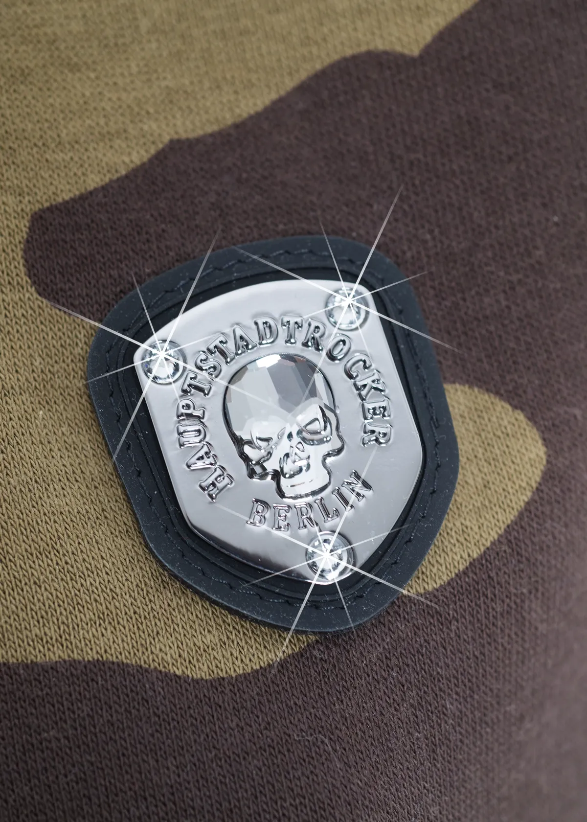 HAUPTSTADTROCKER Crystal Skull Hoodie