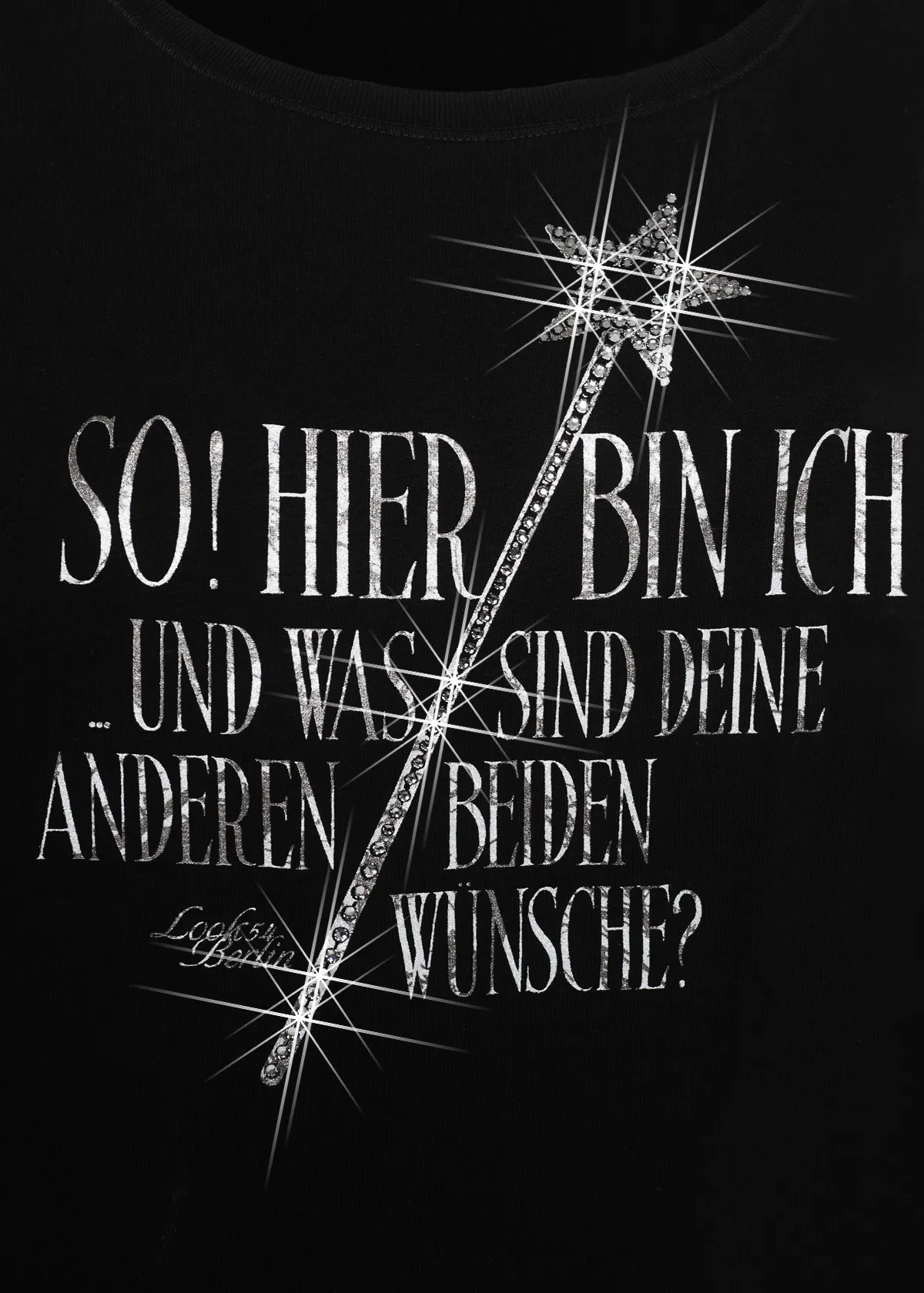 So! Hier bin ich Batwing Shirt