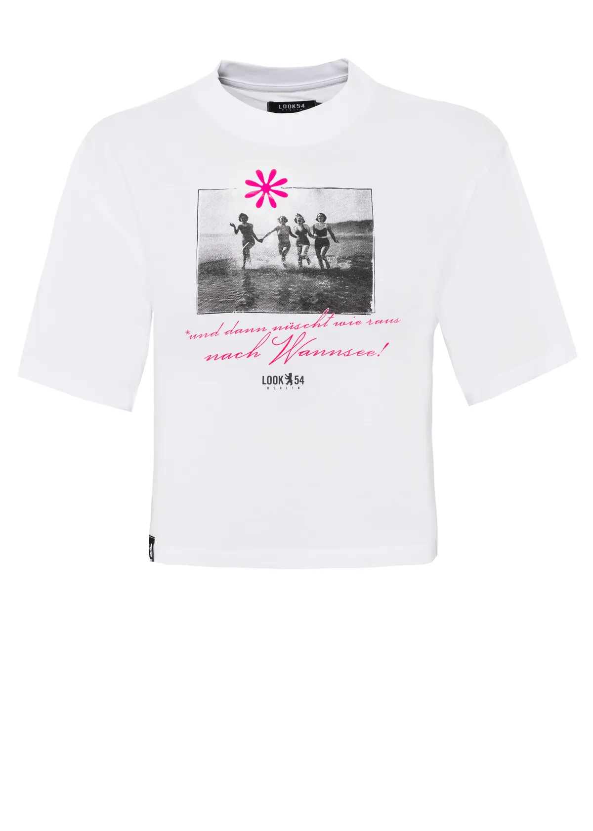 Nüscht wie raus nach Wannsee Oversized Crop-Shirt