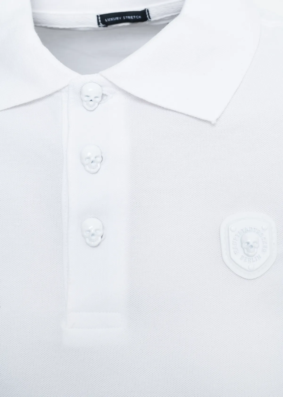 Death's Badge Polo (White Edition)