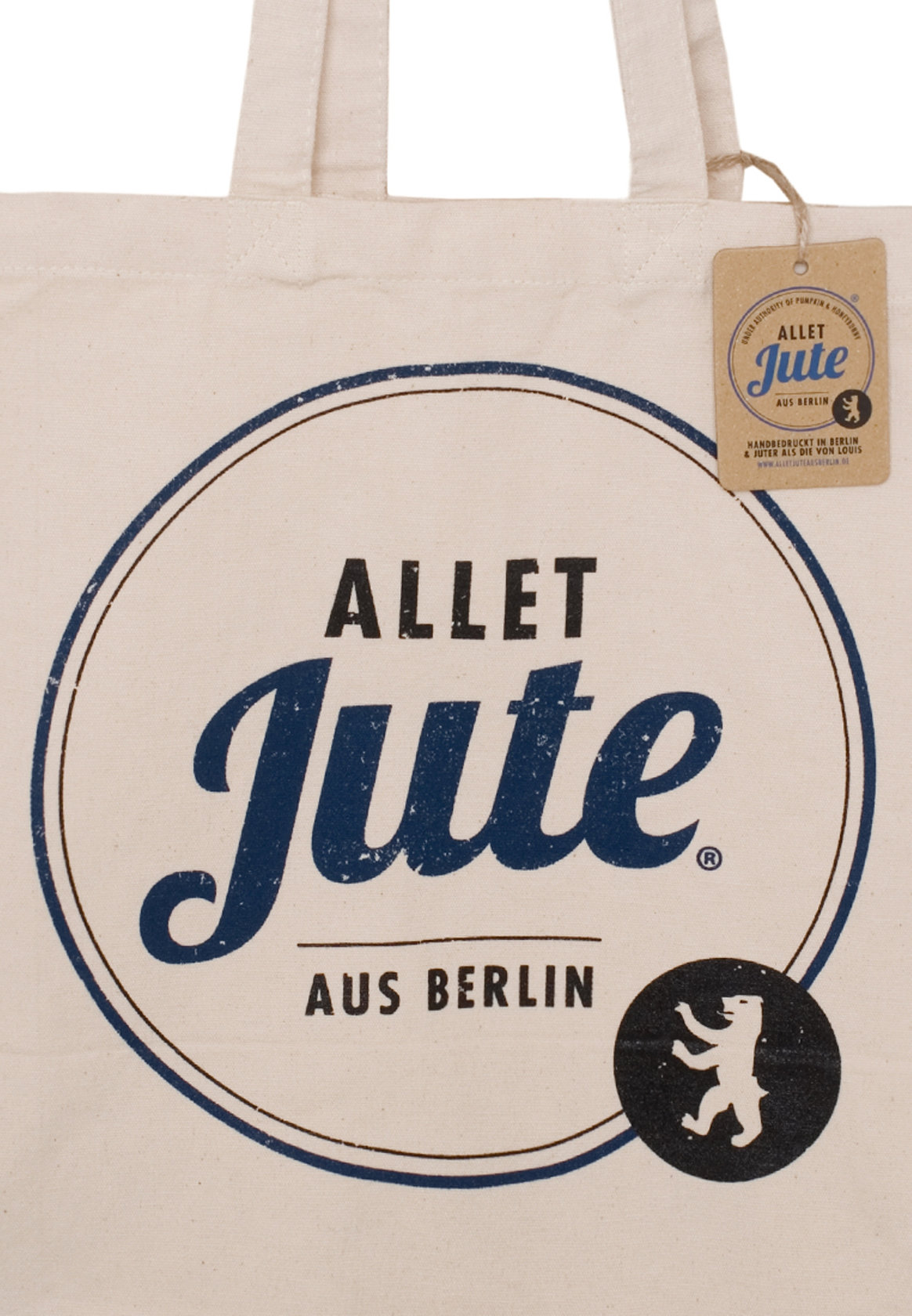 Allet Jute aus Berlin - Baumwolltasche