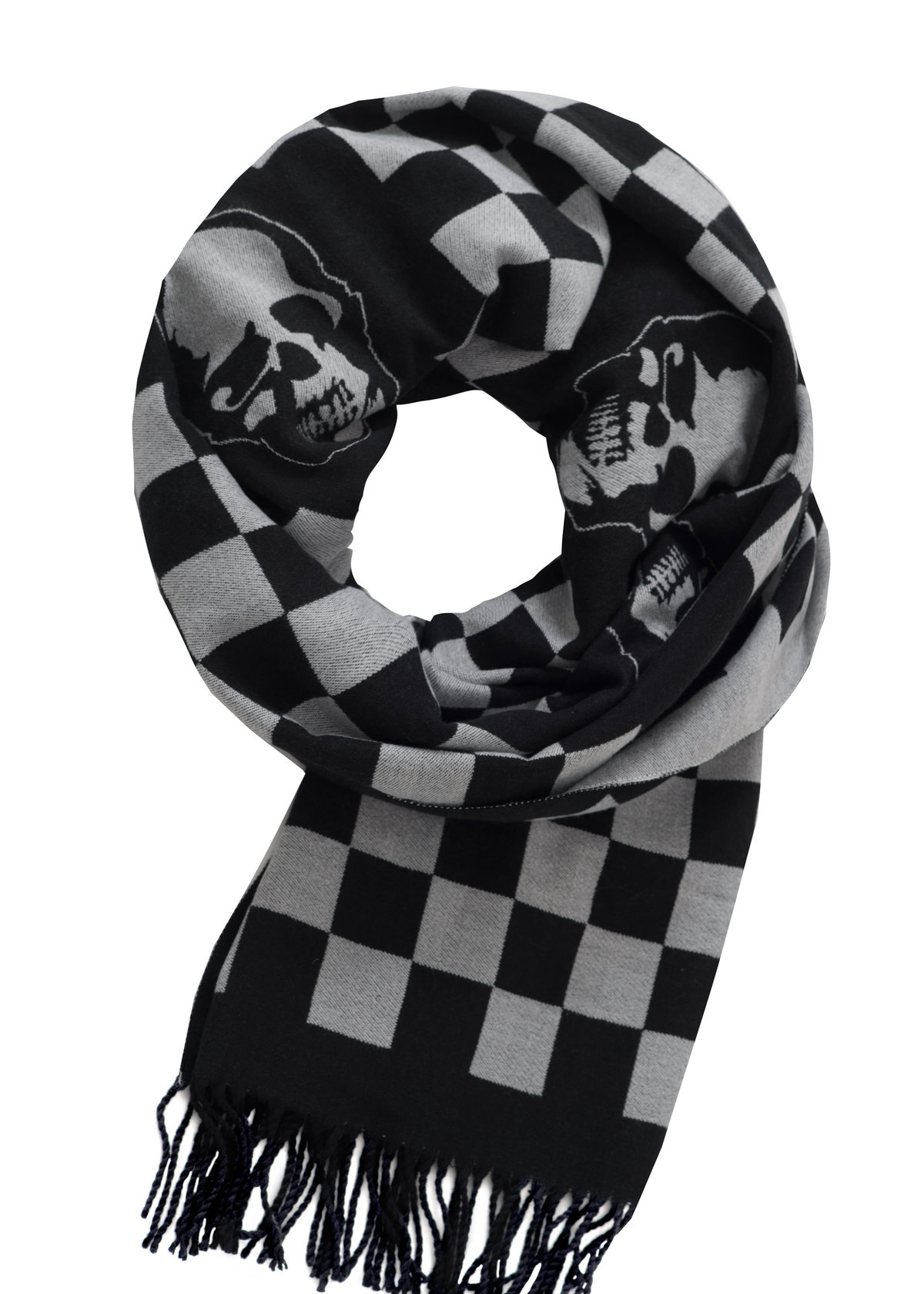 HAUPTSTADTROCKER Checkered Flag Scarf