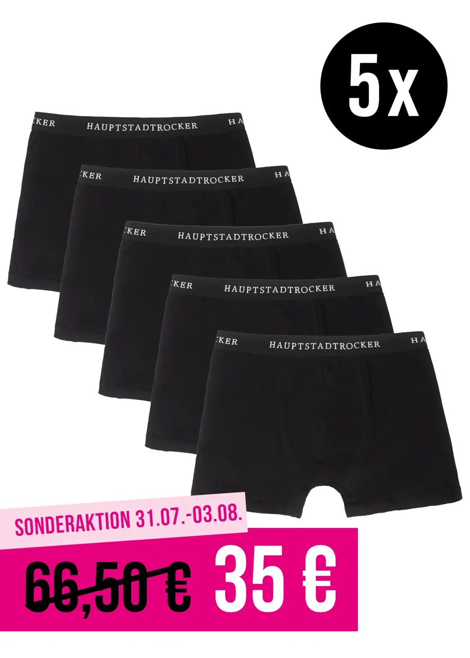 HAUPTSTADTROCKER Boxershorts  (5-Pack)
