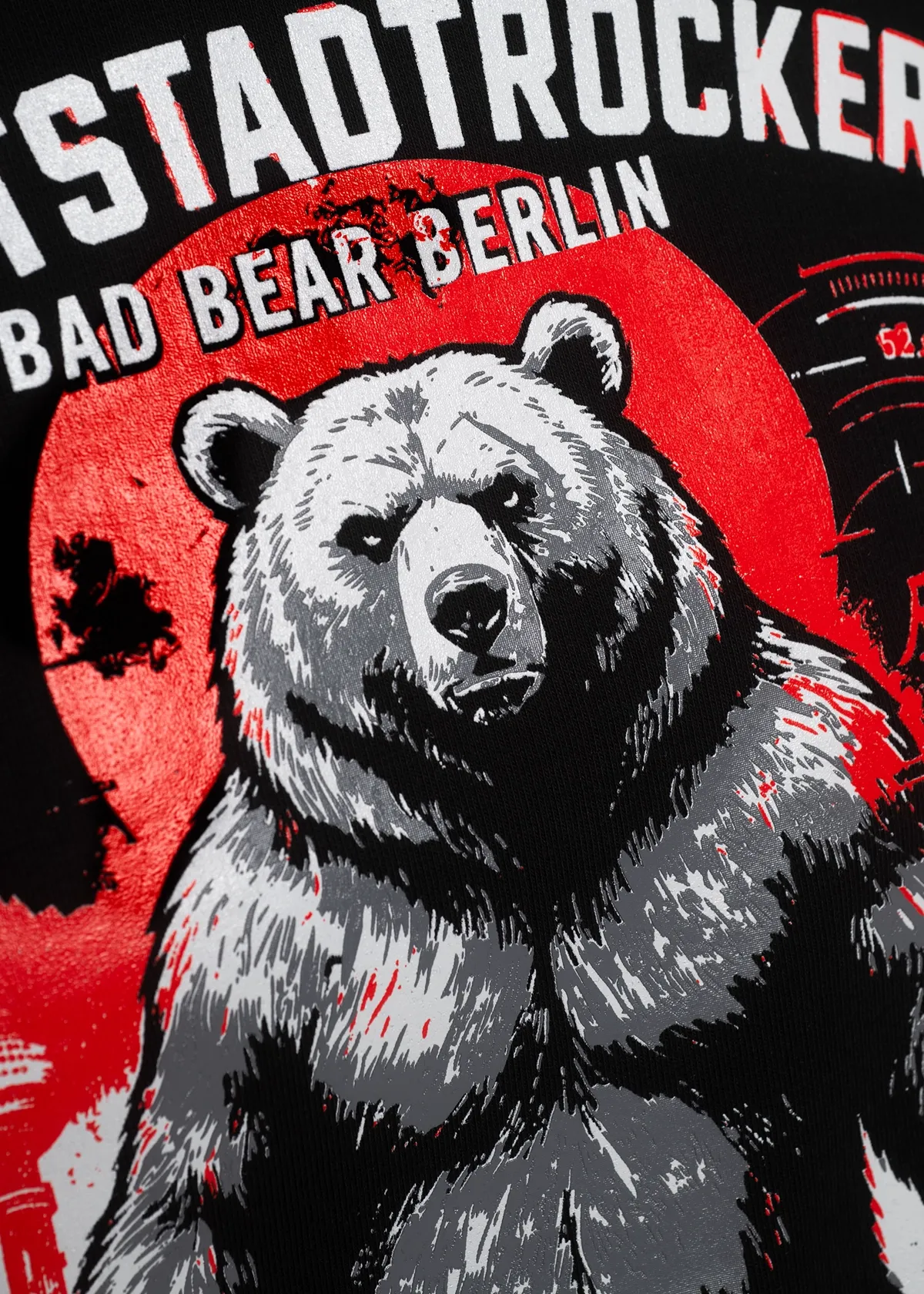 HAUPTSTADTROCKER Bad Bear Sweat T-Shirt