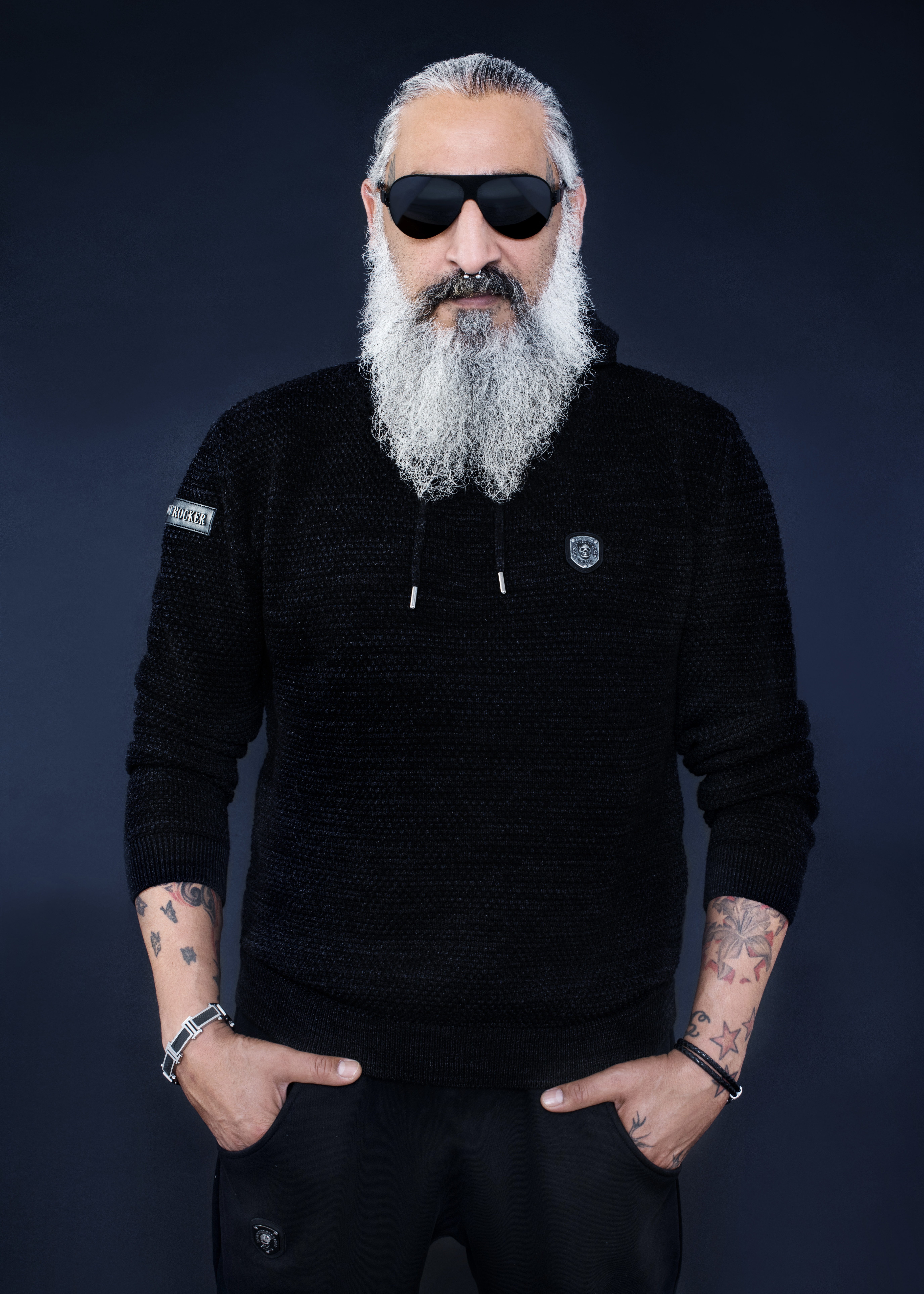 HAUPTSTADTROCKER Knitted Hoodie