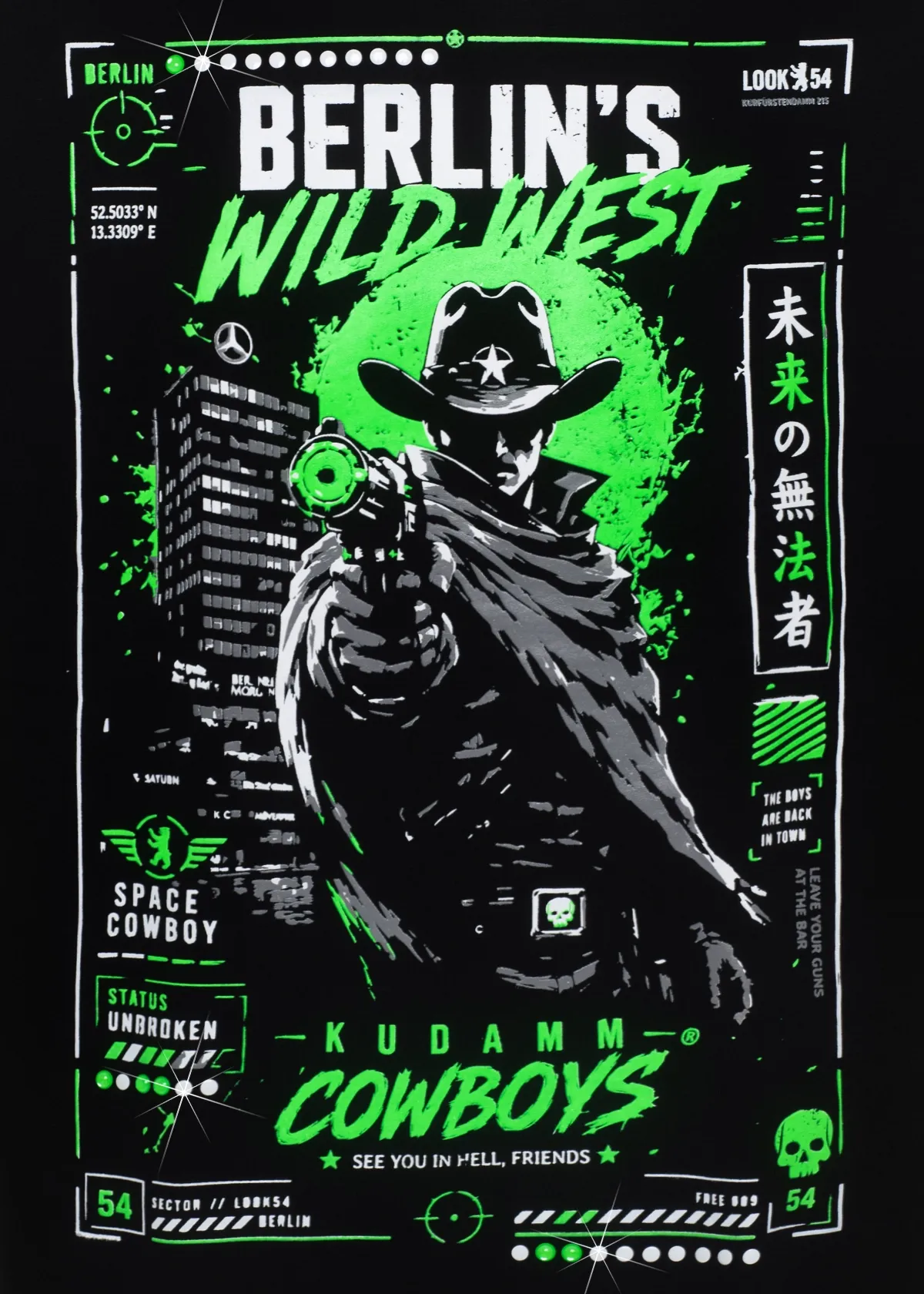 Ku'Damm Cowboys® Sweat T-Shirt